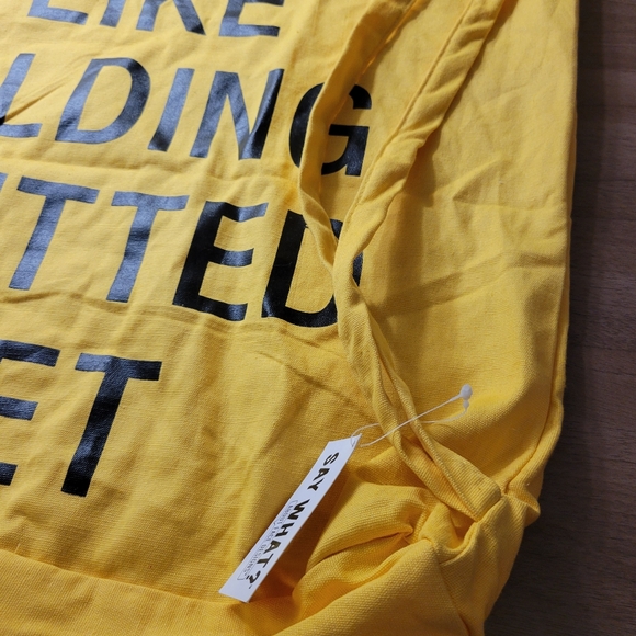 About Face Designs laundry bag Being An Adult Is Like Folding A Fitted Sheet NEW - Picture 5 of 5